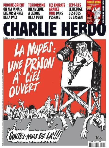 Charlie Hebdo – 25 Octobre 2023 Cover