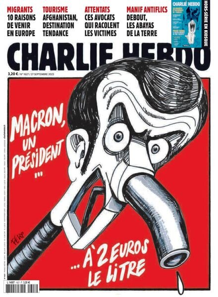 Charlie Hebdo – 27 Septembre 2023 Cover