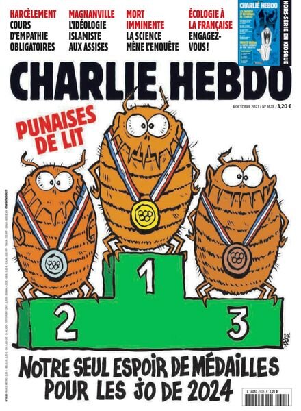 Charlie Hebdo – 4 Octobre 2023 Cover