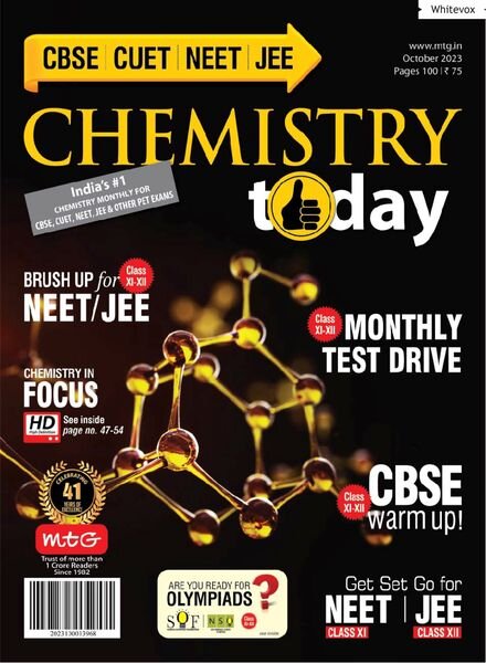 Chemistry Today – October 2023 Cover
