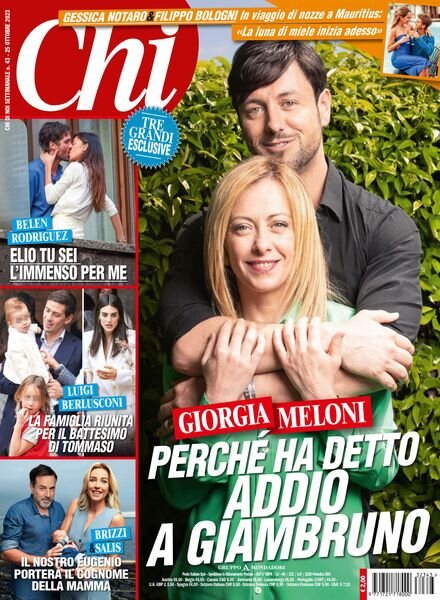Chi – 25 Ottobre 2023 Cover