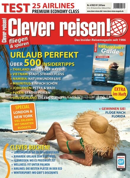 Clever reisen! – Oktober 2023 Cover