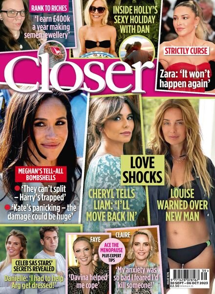 Closer UK – Issue 1076 – 30 September 2023 Cover
