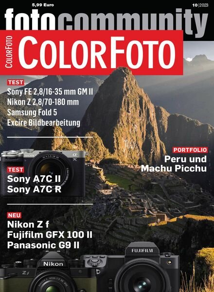 ColorFoto – Oktober 2023 Cover