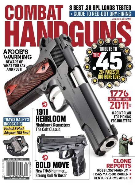 Combat Handguns – January-February 2024 Cover