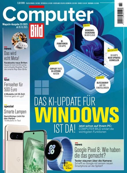 Computer Bild Germany – 20 Oktober 2023 Cover
