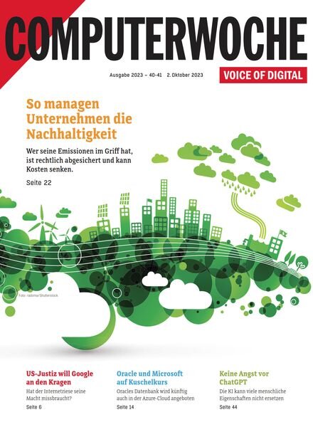 Computerwoche – 2 Oktober 2023 Cover