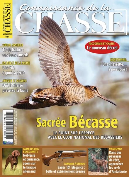 Connaissance de la Chasse – Novembre 2023 Cover