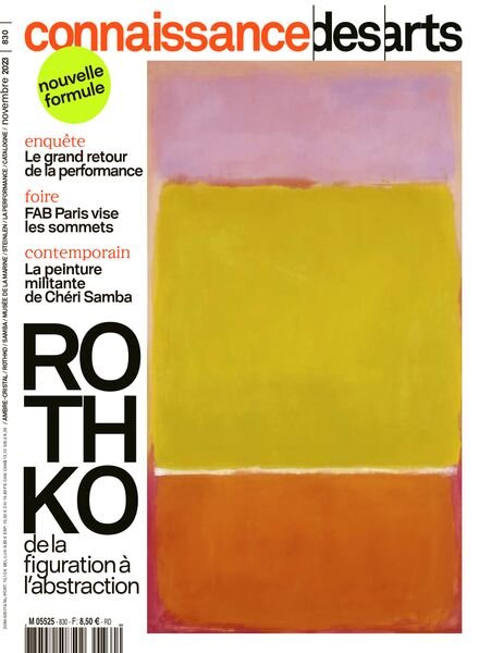 Connaissance des Arts – Novembre 2023 Cover