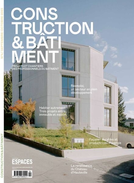 Construction & Batiment – Septembre-Octobre 2023 Cover