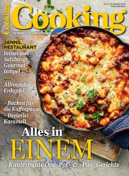 Cooking Austria – 14 Oktober 2023 Cover