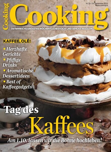 Cooking Austria – 29 September 2023 Cover