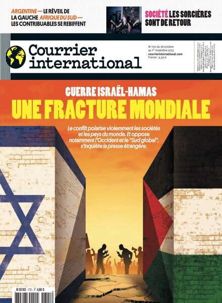 Courrier International – 26 Octobre 2023 Cover