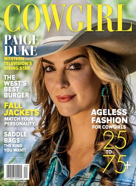 Cowgirl Magazine – September 2016 Cover