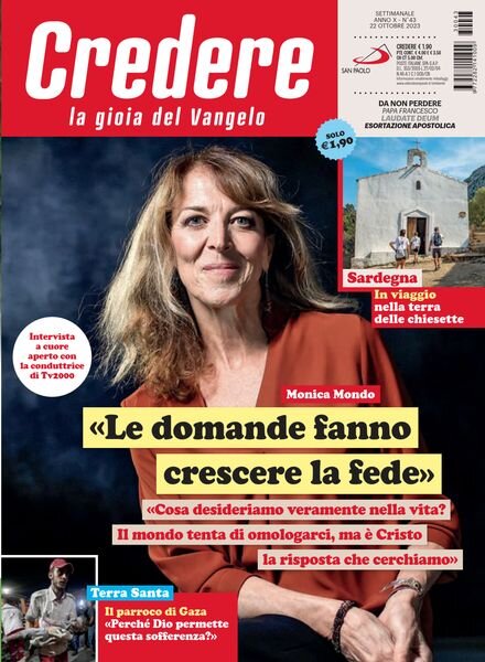 Credere – 22 Ottobre 2023 Cover