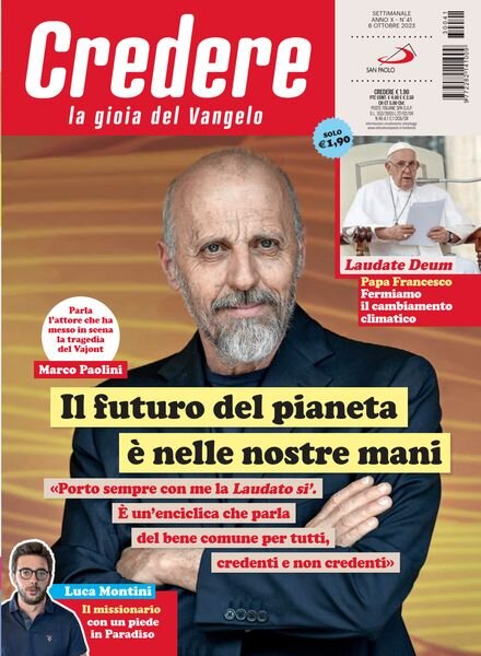 Credere – 8 Ottobre 2023 Cover