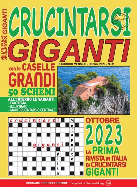 Crucintarsi Giganti – Ottobre 2023 Cover