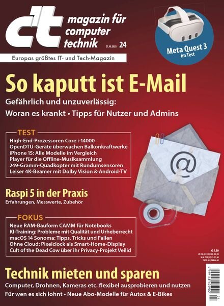 ct Magazin – 20 Oktober 2023 Cover