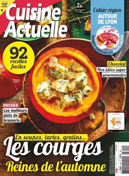 Cuisine Actuelle – Novembre 2023 Cover
