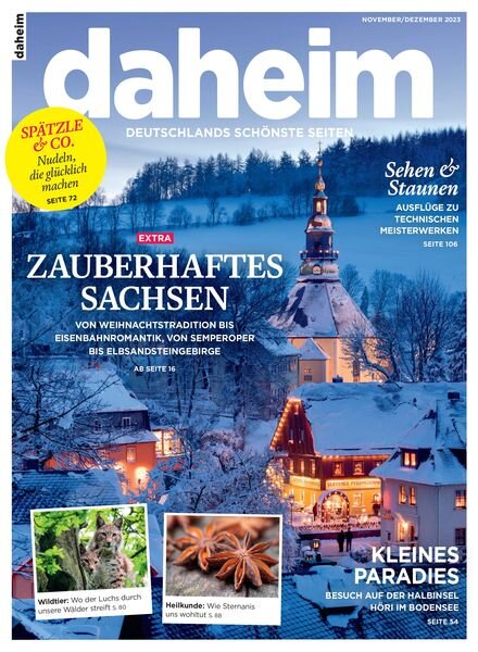 Daheim – November-Dezember 2023 Cover
