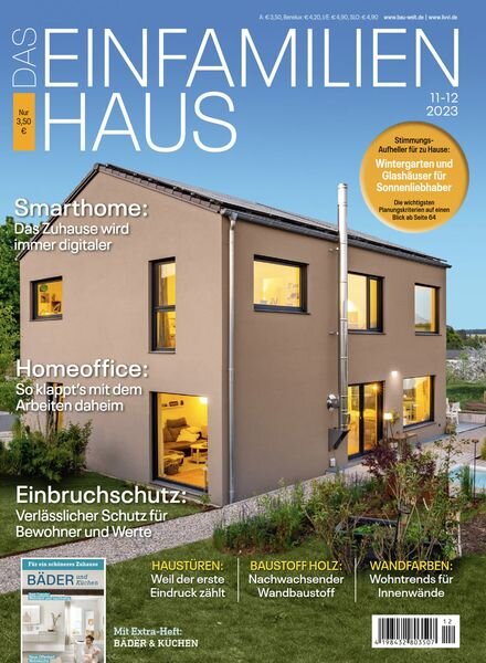 Das Einfamilienhaus – November-Dezember 2023 Cover