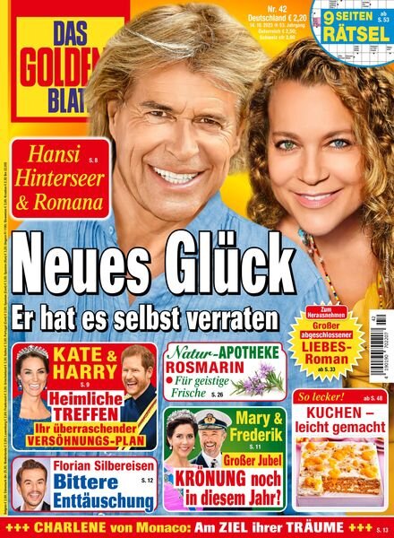 Das Goldene Blatt – 14 Oktober 2023 Cover
