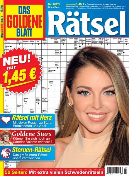 Das Goldene Blatt-Ratsel – November-Dezember 2023 Cover
