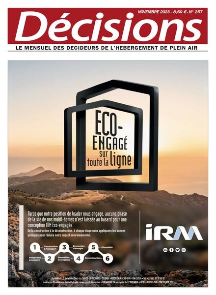 Decisions HPA – Novembre 2023 Cover