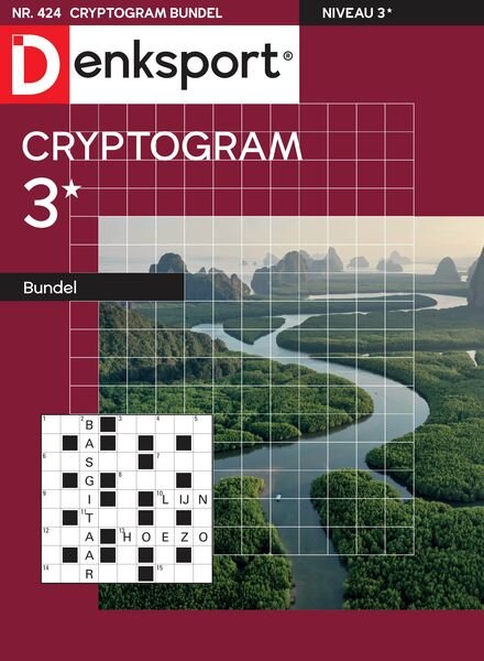 Denksport Cryptogrammen 3 bundel – 12 Oktober 2023 Cover