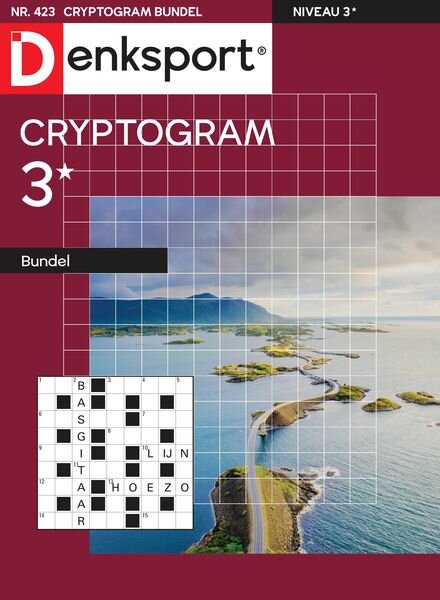 Denksport Cryptogrammen 3 bundel – 6 Oktober 2023 Cover