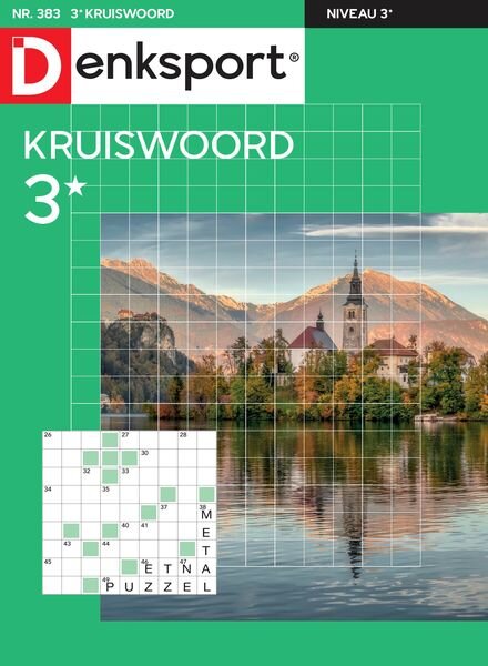 Denksport Kruiswoord 3 – 6 Oktober 2023 Cover