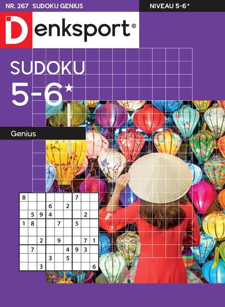 Denksport Sudoku 5-6 genius – 12 Oktober 2023 Cover