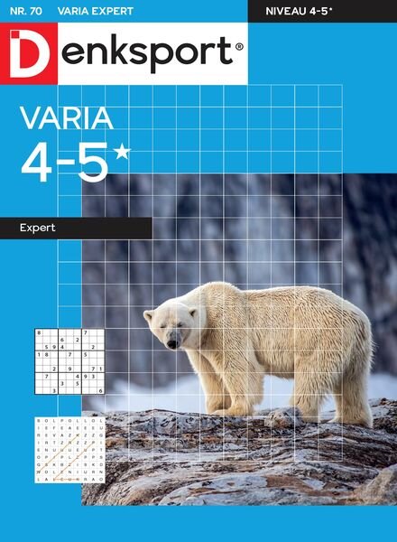 Denksport Varia expert 4-5 – 12 Oktober 2023 Cover