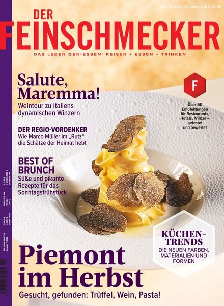 Der Feinschmecker – November 2023 Cover