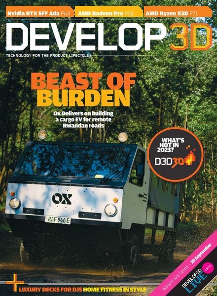 DEVELOP3D Magazine – August-September 2023 Cover