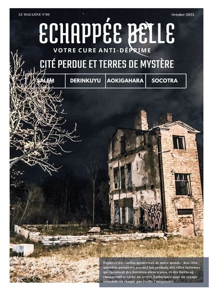 Echappee Belle Magazine – Octobre 2023 Cover