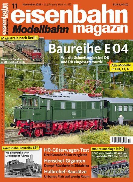 Eisenbahn Magazin – November 2023 Cover