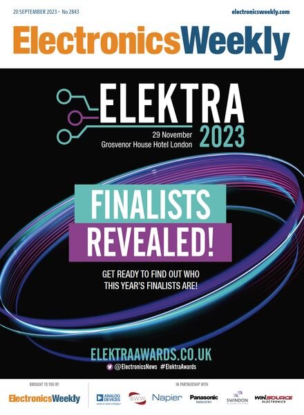 Electronics Weekly – 20 September 2023 Cover