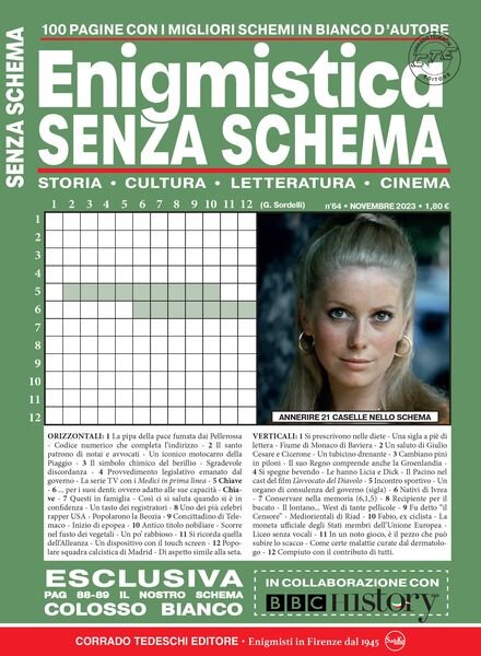 Enigmistica Senza Schema – Novembre 2023 Cover