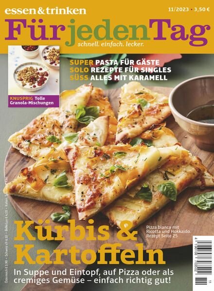 Essen & Trinken Fur jeden Tag – November 2023 Cover