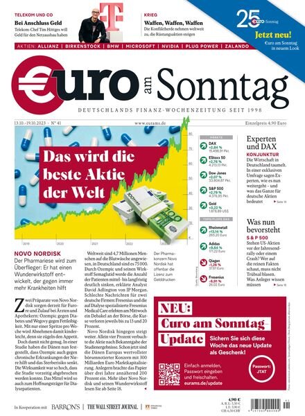 Euro am Sonntag – 13 Oktober 2023 Cover