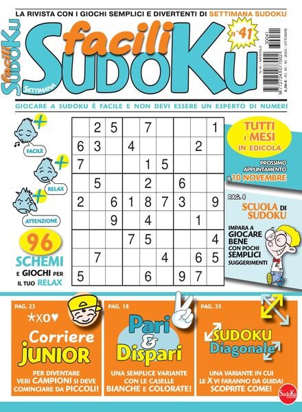 Facili Sudoku – Ottobre 2023 Cover