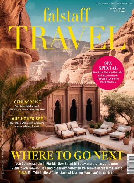Falstaff Travel – Herbst 2023 Cover