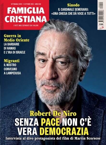Famiglia Cristiana – 15 Ottobre 2023 Cover