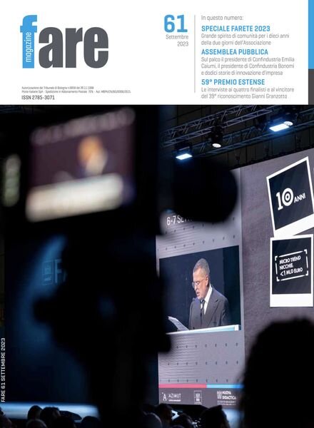 Fare Magazine – Settembre 2023 Cover