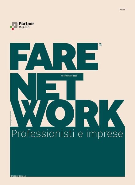 Fare Network Professionisti e imprese – Settembre 2023 Cover
