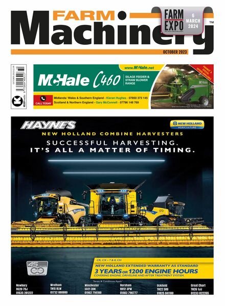 Farm Machinery – October 2023 Cover