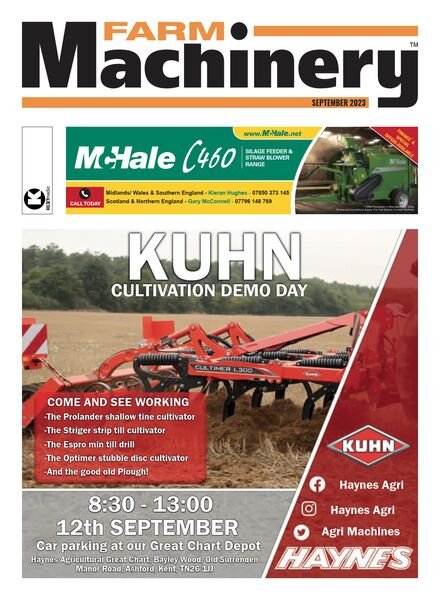 Farm Machinery – September 2023 Cover