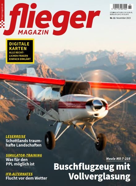 Fliegermagazin – November 2023 Cover