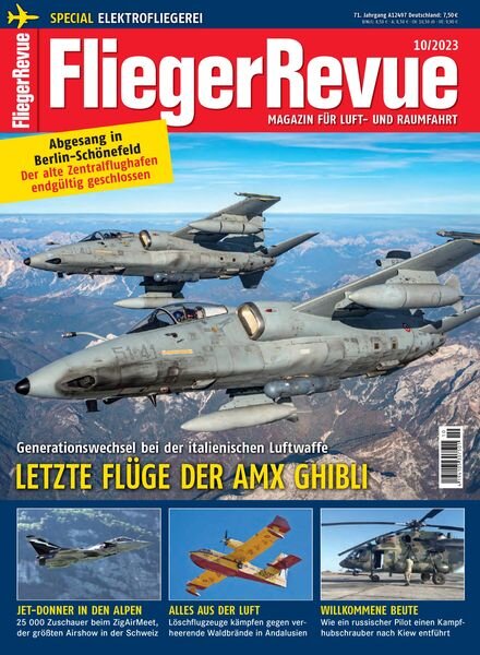 FliegerRevue – Oktober 2023 Cover